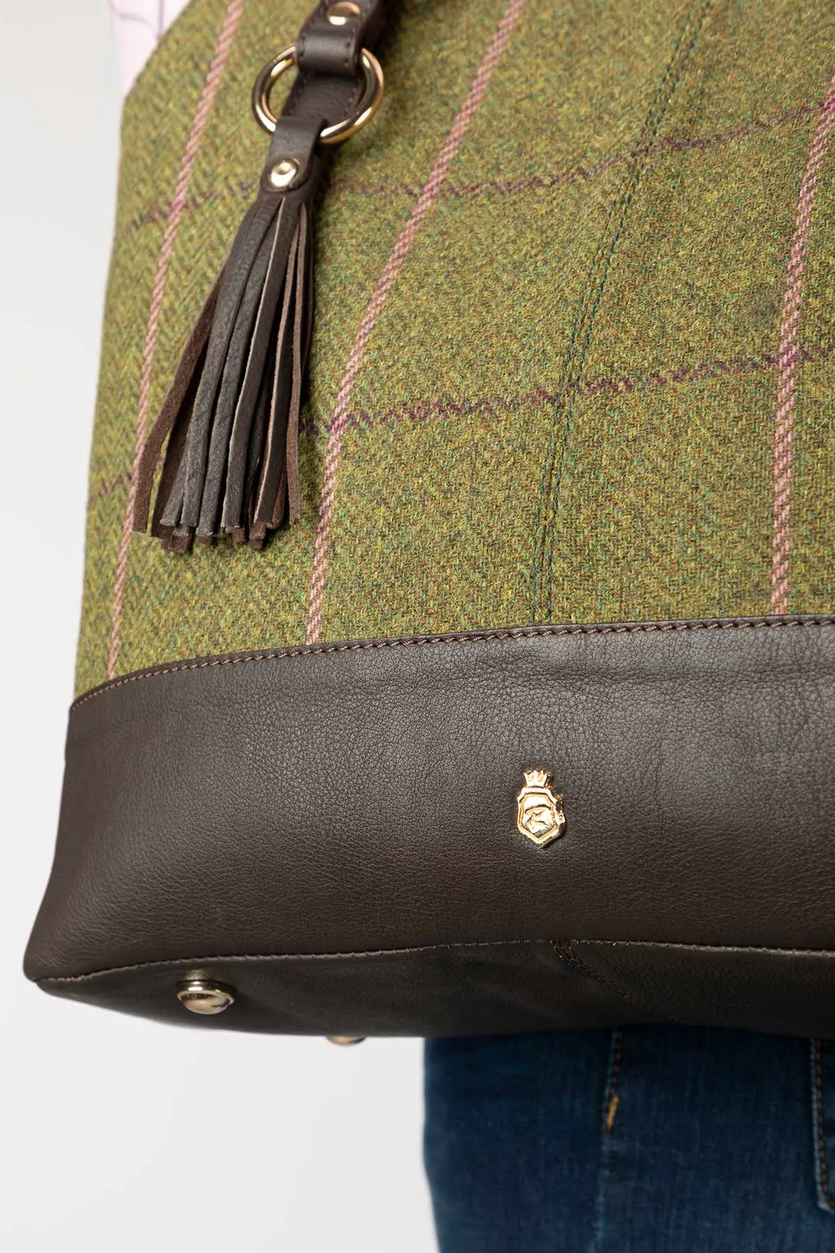 Ladies Tweed Bucket Bag - Helmsley