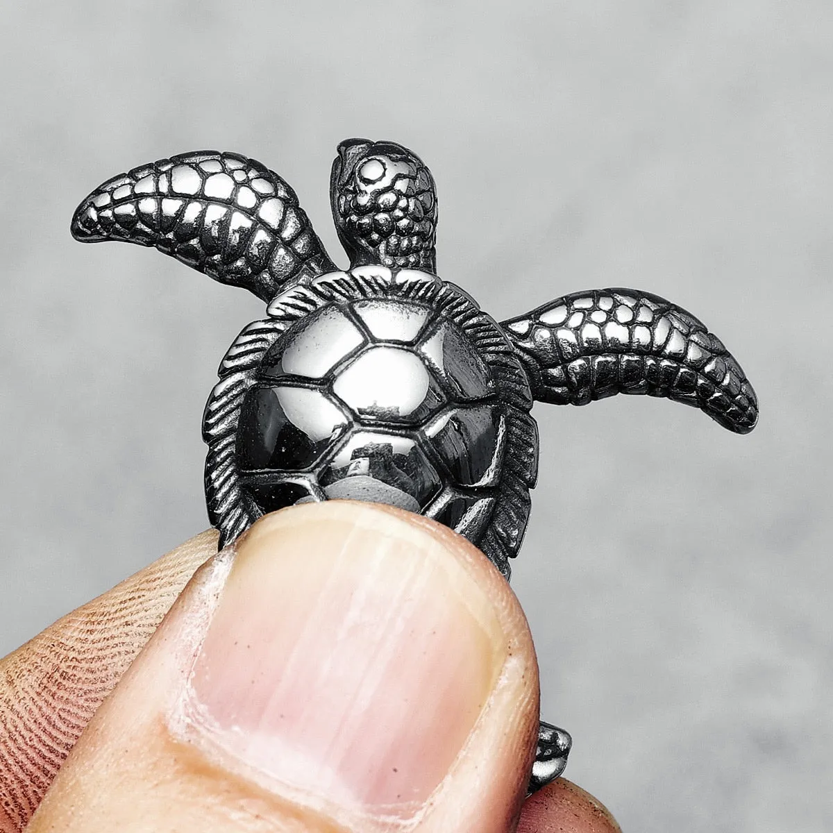 Luxurious Stainless Steel Turtle Necklace