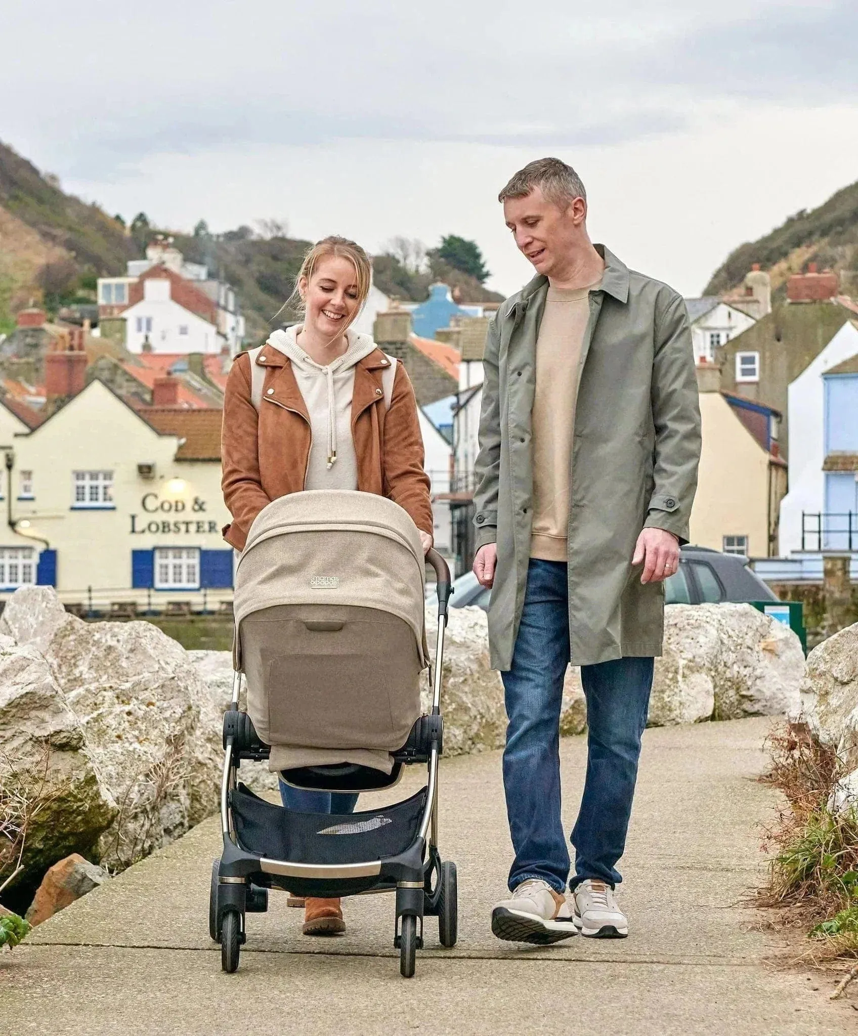 Mamas & Papas Strada Cabriofix i-Size Travel System - Pebble