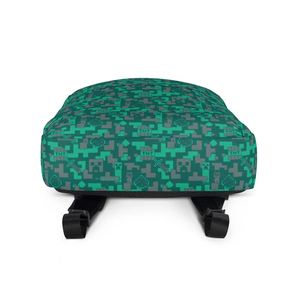 Minecraft Creeper Camo Backpack