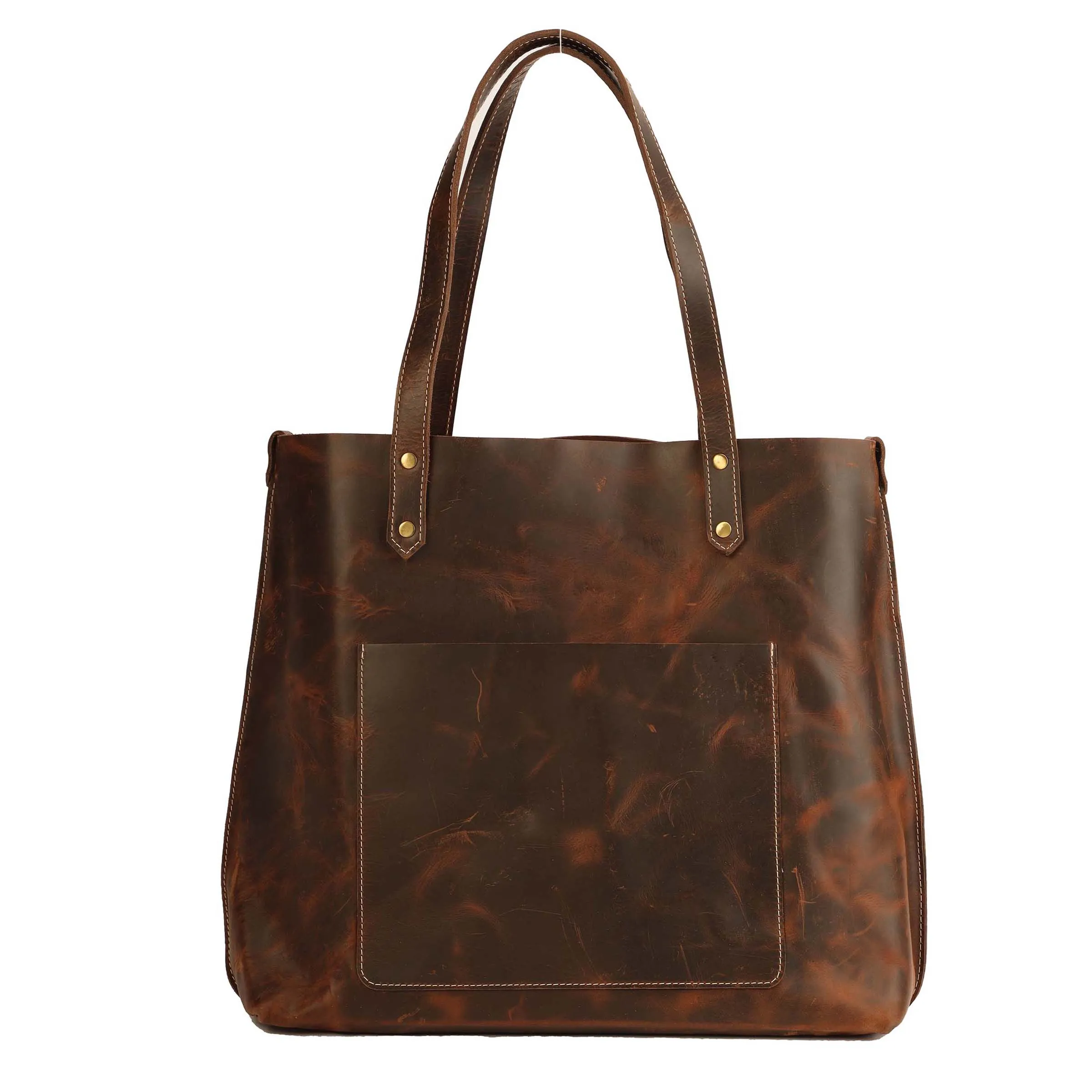 Oh so Minimalist Leather Tote bag