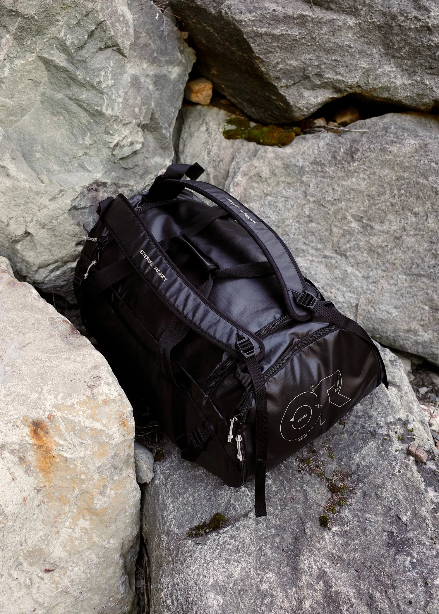 OR x EVAC Carryout Duffel 65L by Sean Pettit