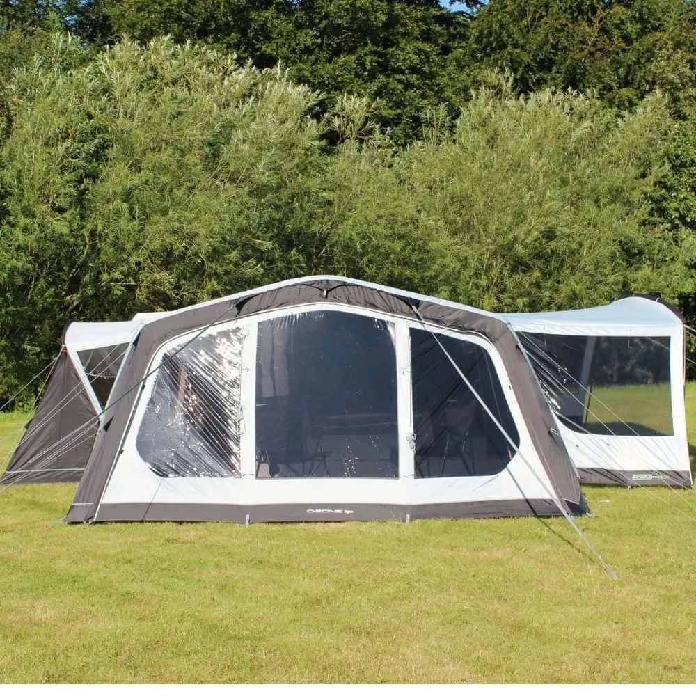 Outdoor Revolution Ozone 8.0 Safari Lodge Six ( 6) Berth Family Air Tent with Two Side Annexes ORFT3020   Free Footprint (2024)