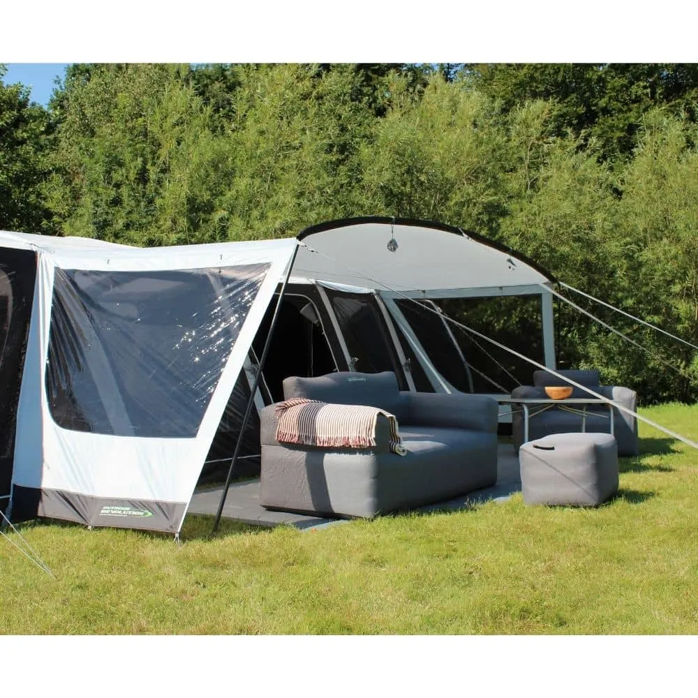 Outdoor Revolution Ozone 8.0 Safari Lodge Six ( 6) Berth Family Air Tent with Two Side Annexes ORFT3020   Free Footprint (2024)