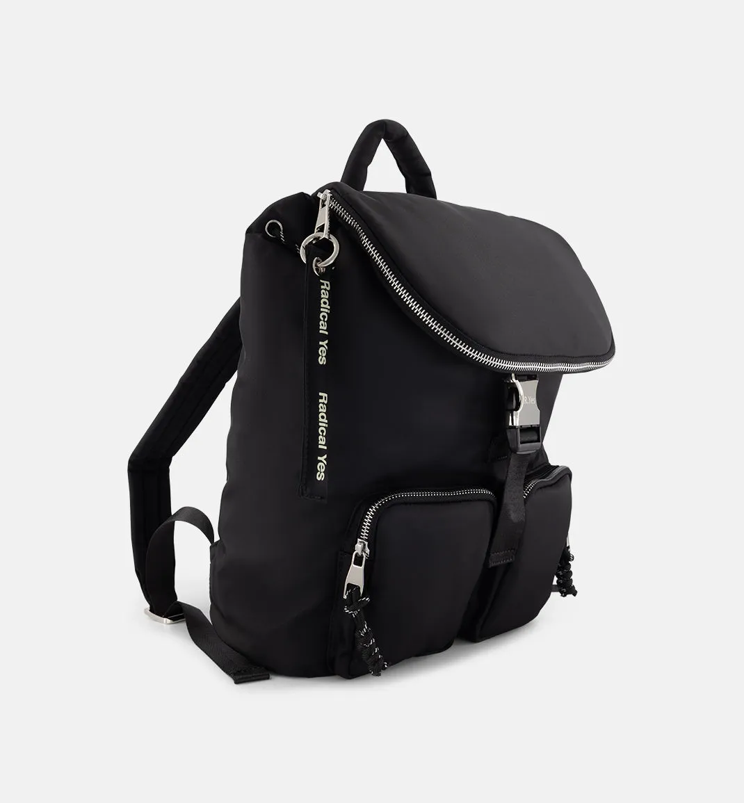 Pack the Stars Recycled Nylon Backpack | Black