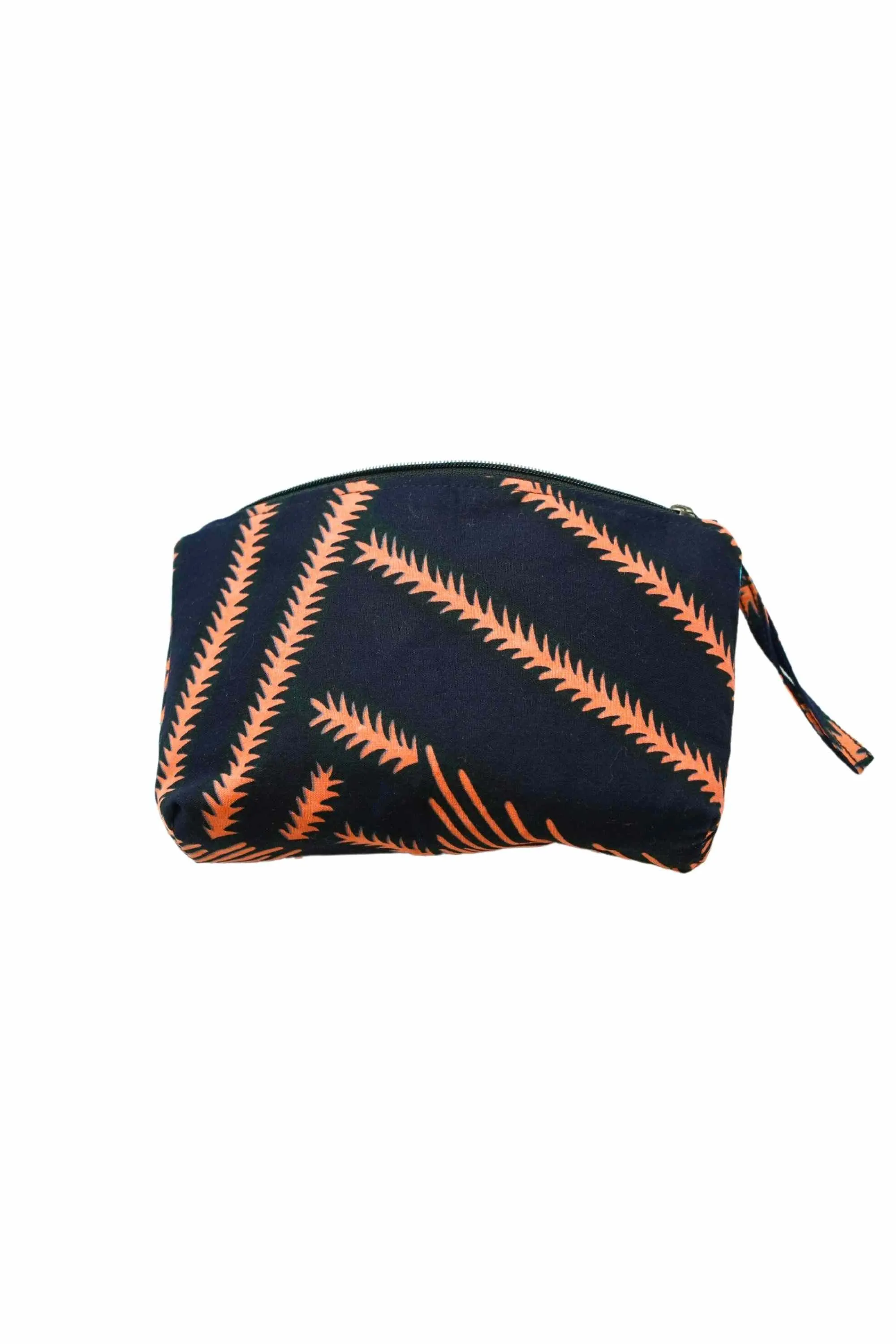 Paki Reversi Pouch Bag -  African Ankara Wax Cotton Print -14