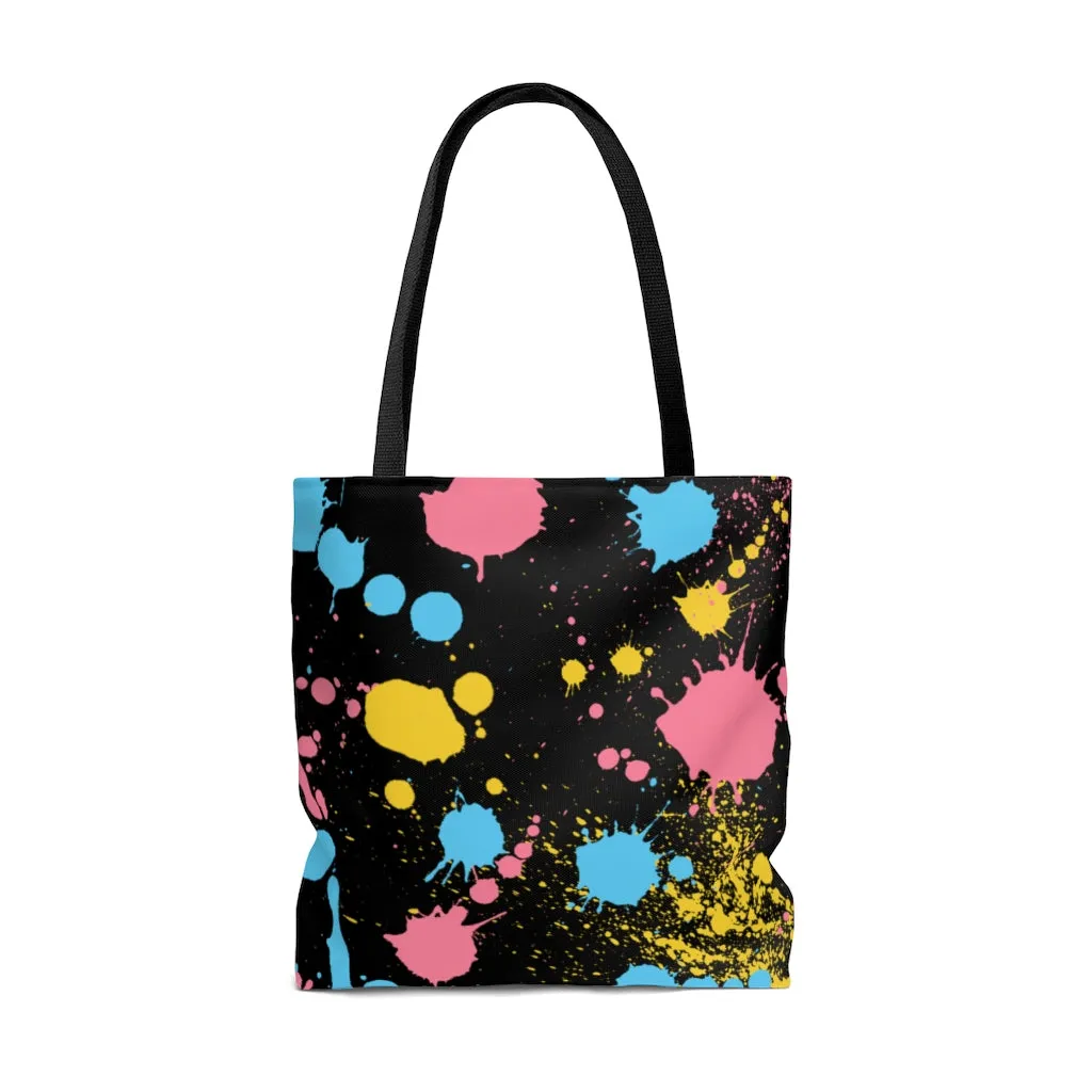 Pan Paint Splash Tote Bag