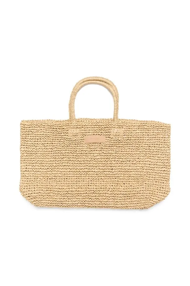 PART TWO GIORGIA STRAW BAG NATURAL