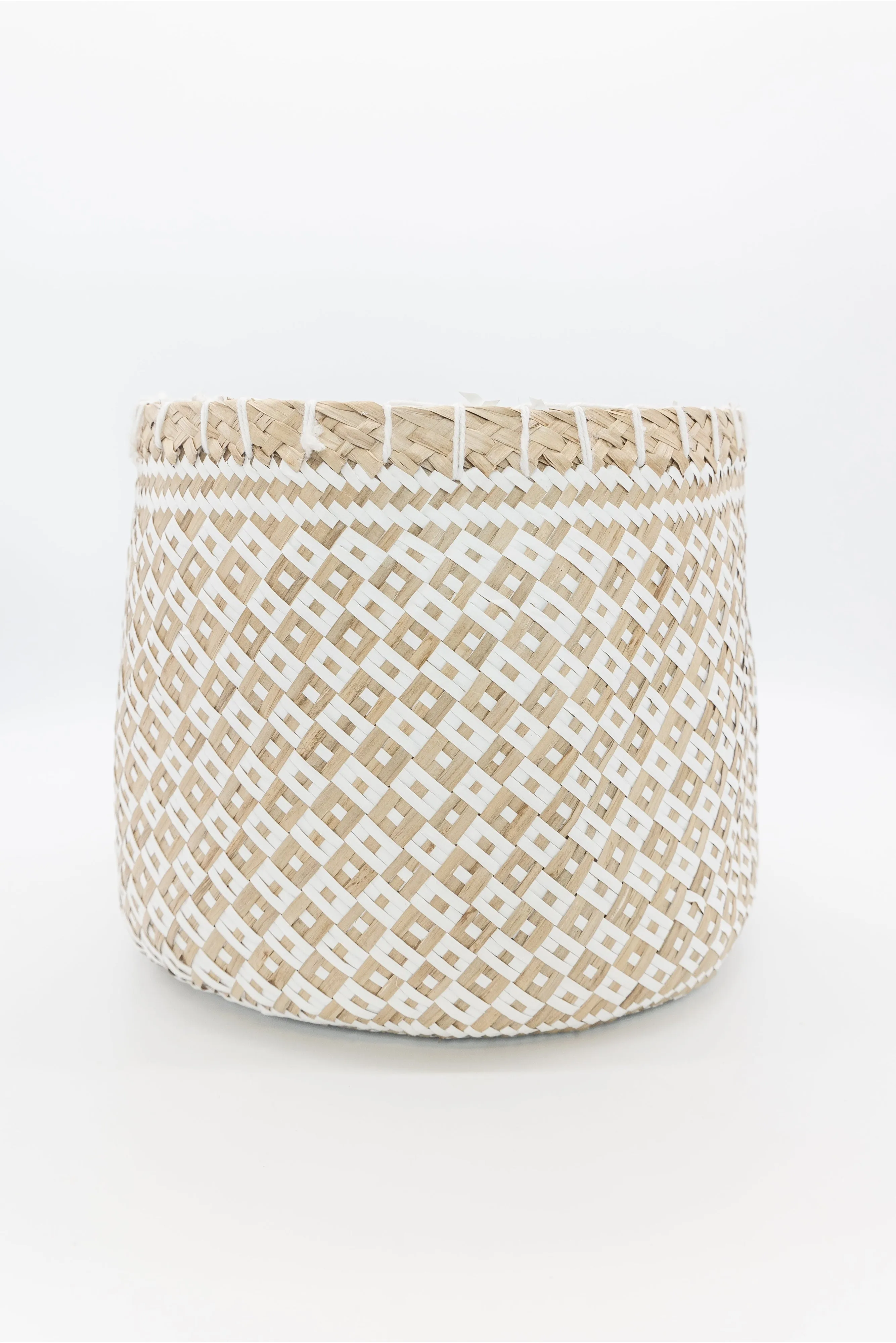 Patterned Woven Basket