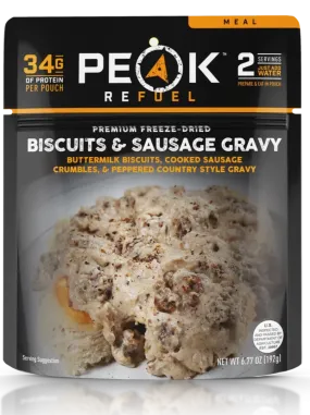 Peak Refuel Biscuits & Sausage Gravy