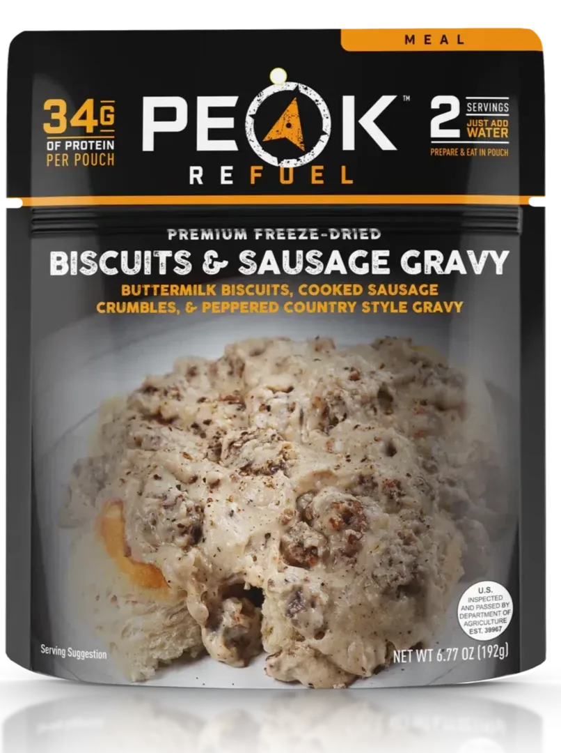 Peak Refuel Biscuits & Sausage Gravy