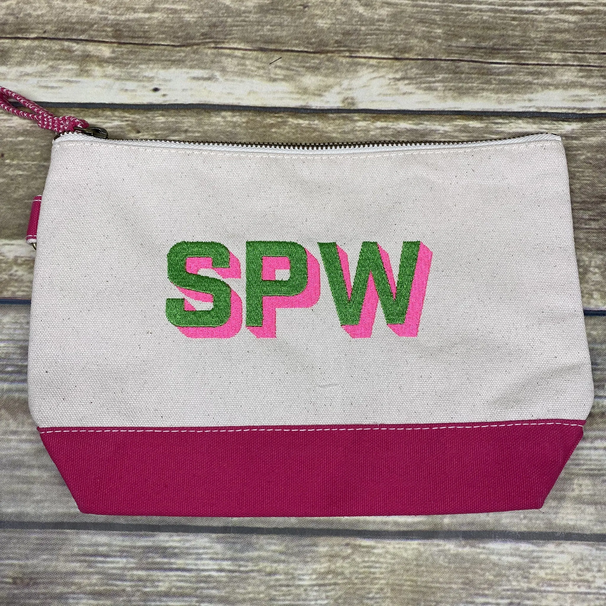 Personalized Shadow Canvas Pouch