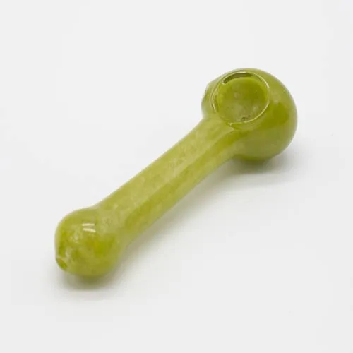 Plain Jane Olive Green Glass Pipe