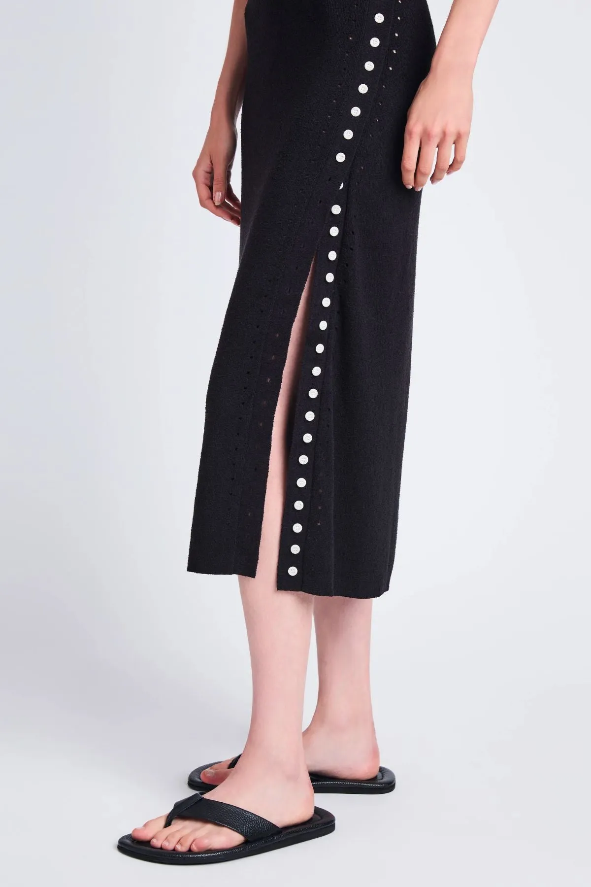 Proenza Schouler White Label Astrid Boucle Dress - Black