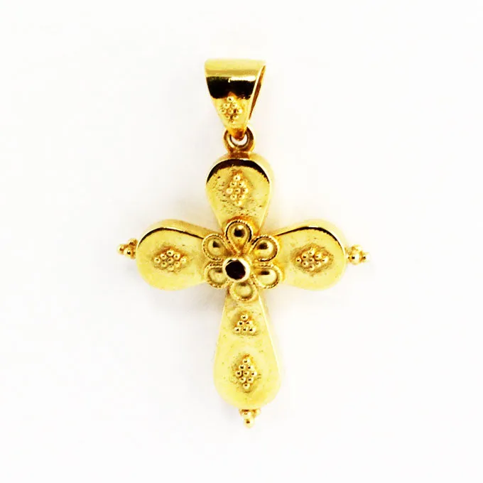 Pure Heart 18K Gold Orthodox Cross