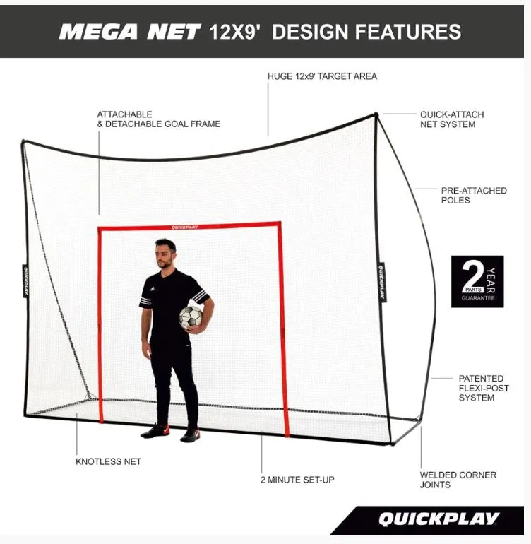 Quickplay Mega Net 12' x 9' - BRAND NEW!