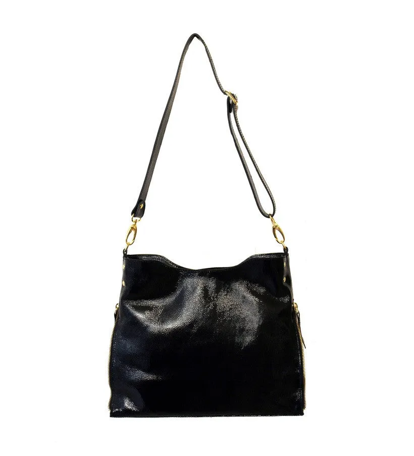 Riche - Black Patent handbag