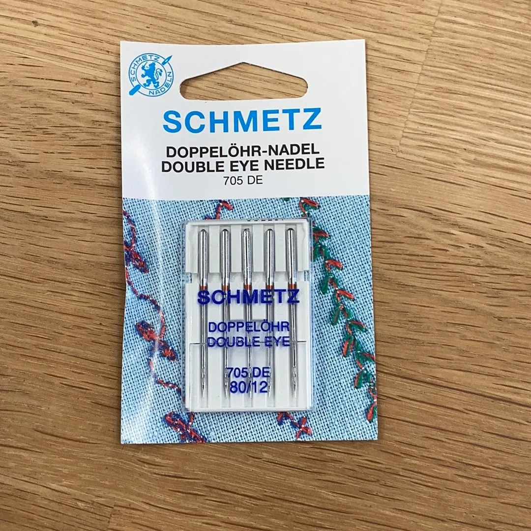 Schmetz Doppelohr-Nader Double Eye Needle 705 DE 80/12