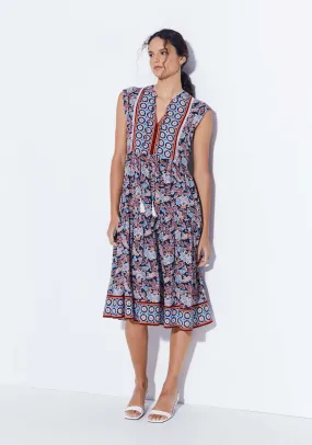 Sleeveless Printed Dress