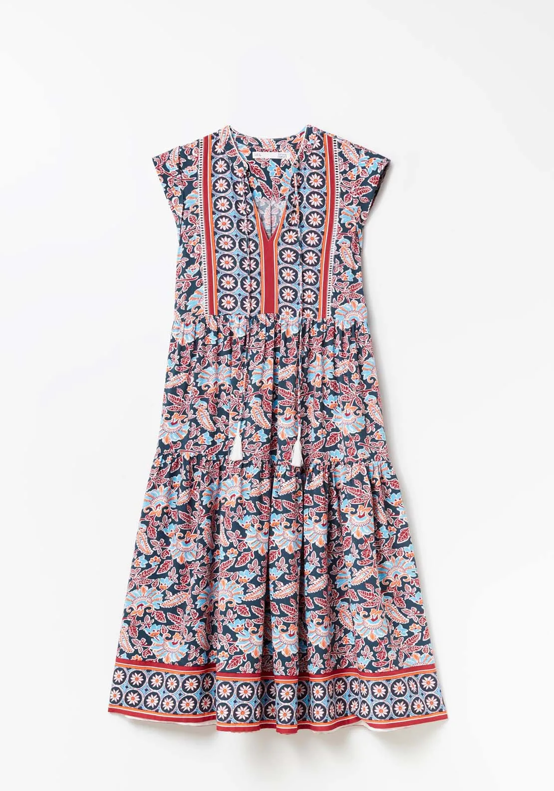 Sleeveless Printed Dress