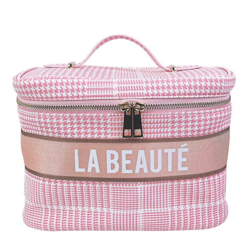 Stylish Sojourne Luggage La Beauté Makeup Case - Elegant and Spacious Travel Cosmetic Organizer