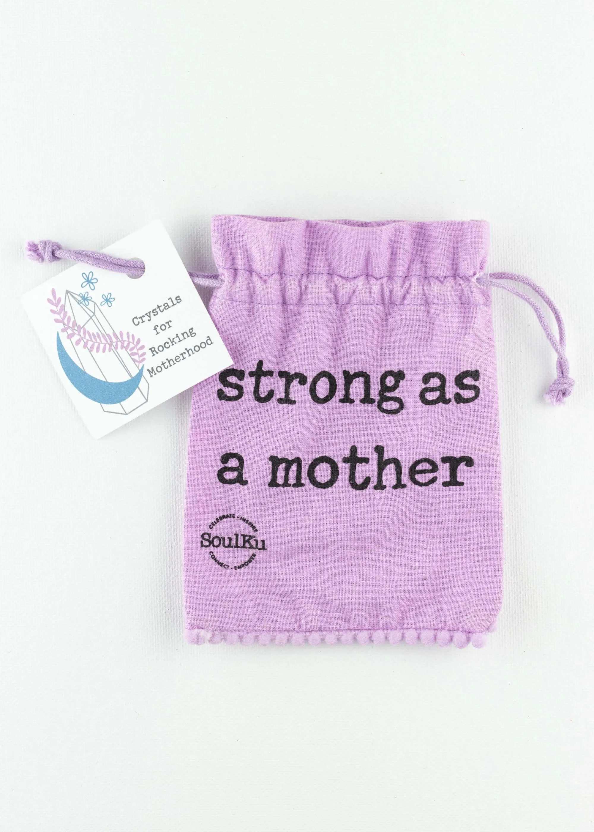 Strong As A Mother Gemstone Pouch