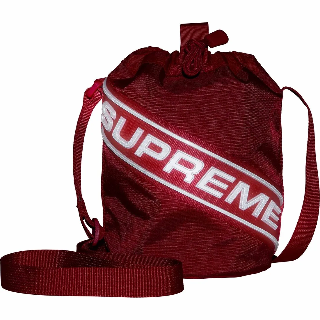 SUPREME SMALL CINCH POUCH-RED