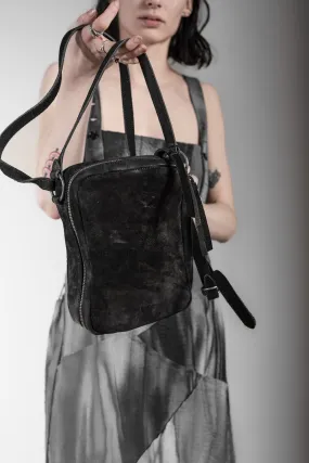 Tagliovivo | Camera Crossbody | Schwarze Designer Umhängetasche aus Leder