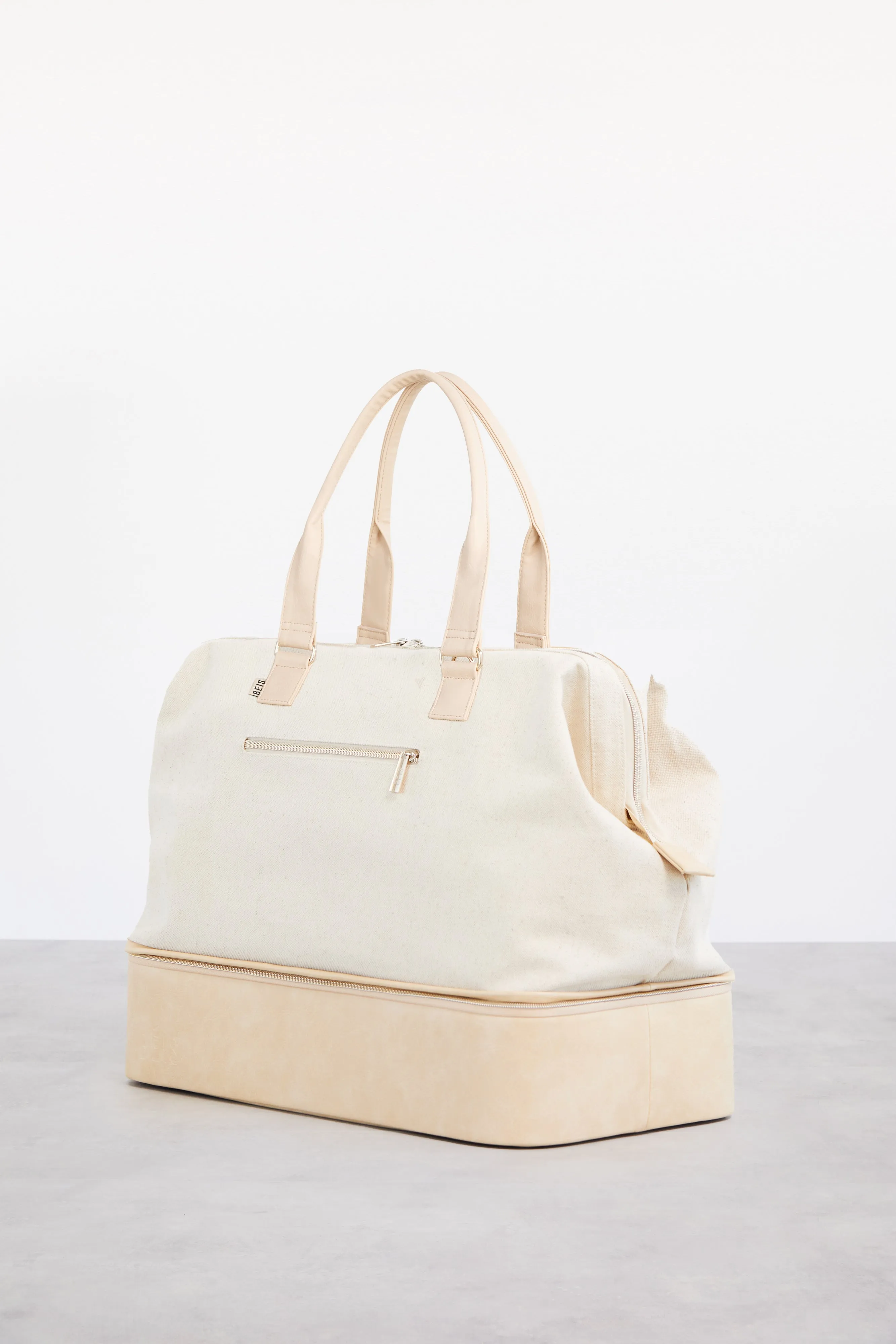 The Convertible Weekender in Beige