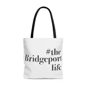 #thebridgeportlife AOP Tote Bag