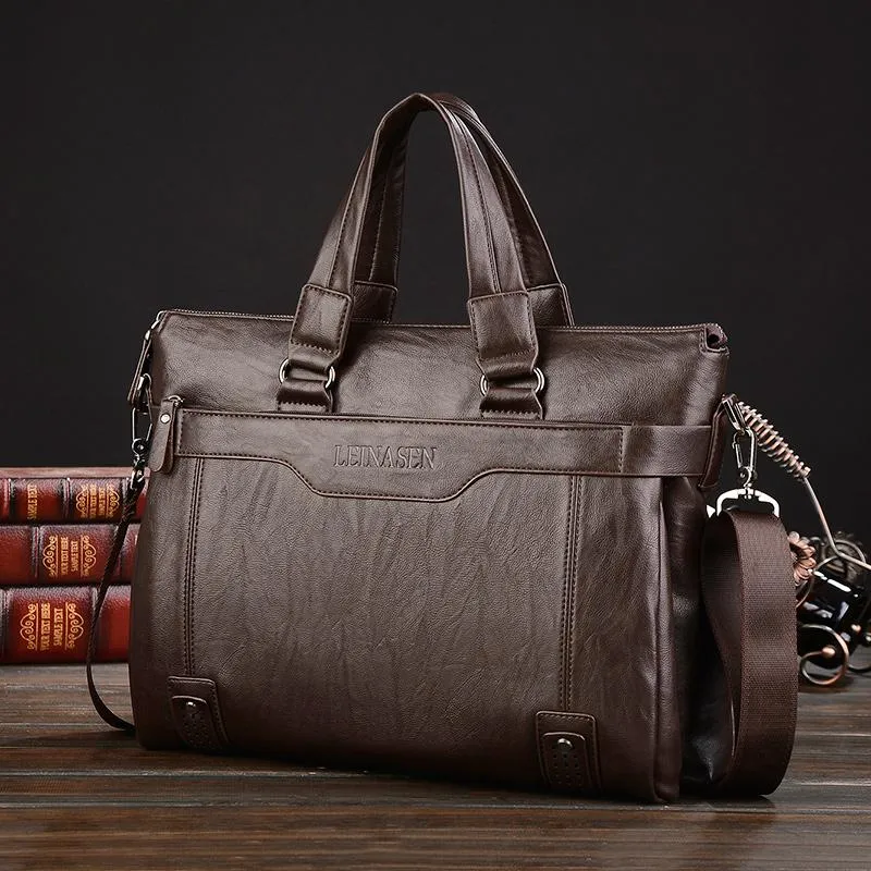 Travel Laptop Bag - Dark Brown (15036-4)