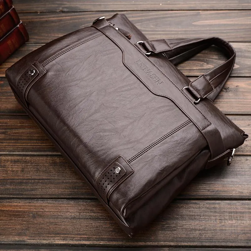 Travel Laptop Bag - Dark Brown (15036-4)