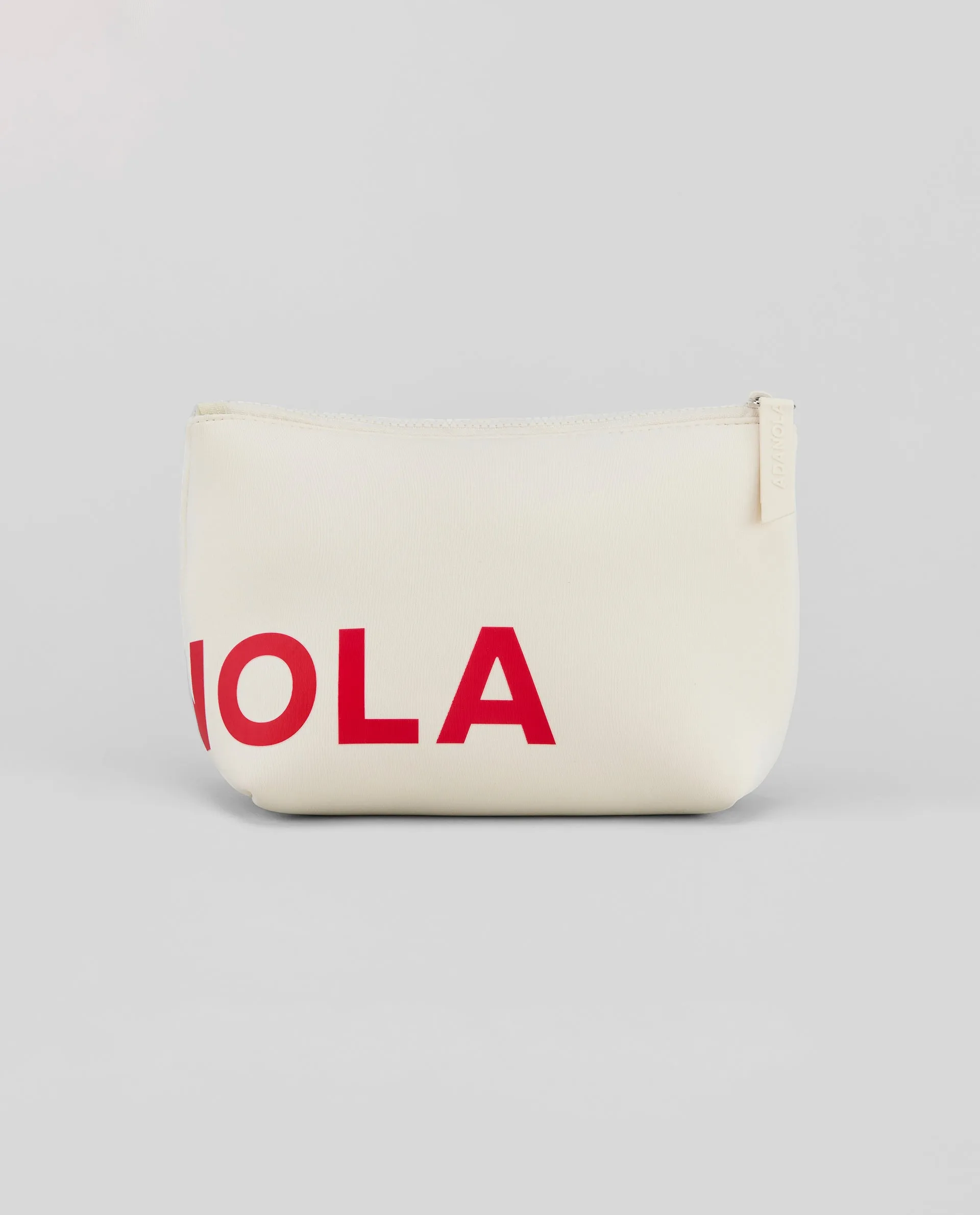 Travel Pouch - Marshmallow White/Classic Red