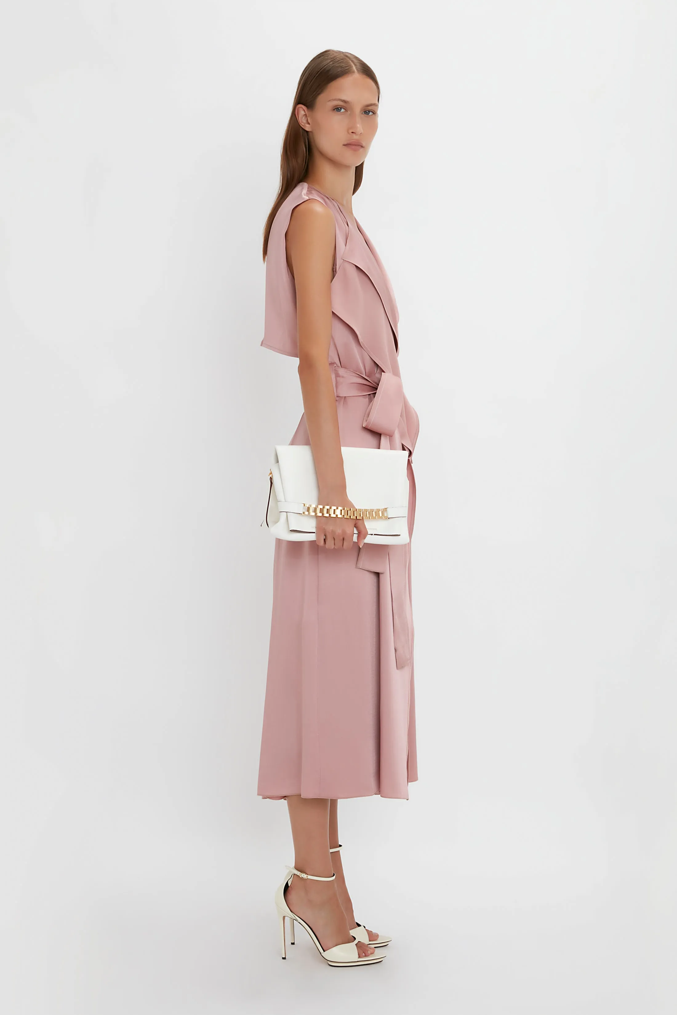 Trench Dress In Peony