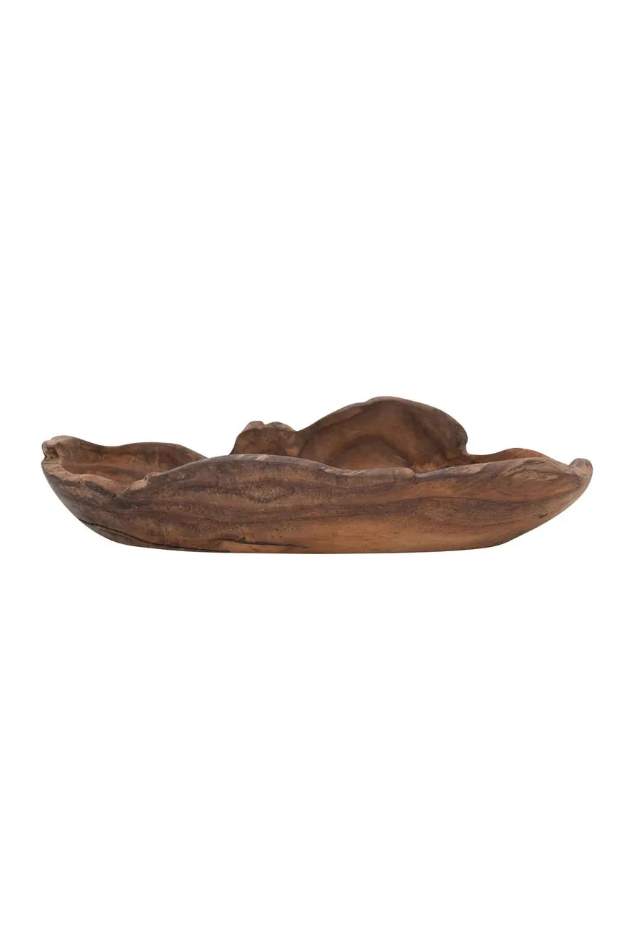 Unique Teak Wood Bowl