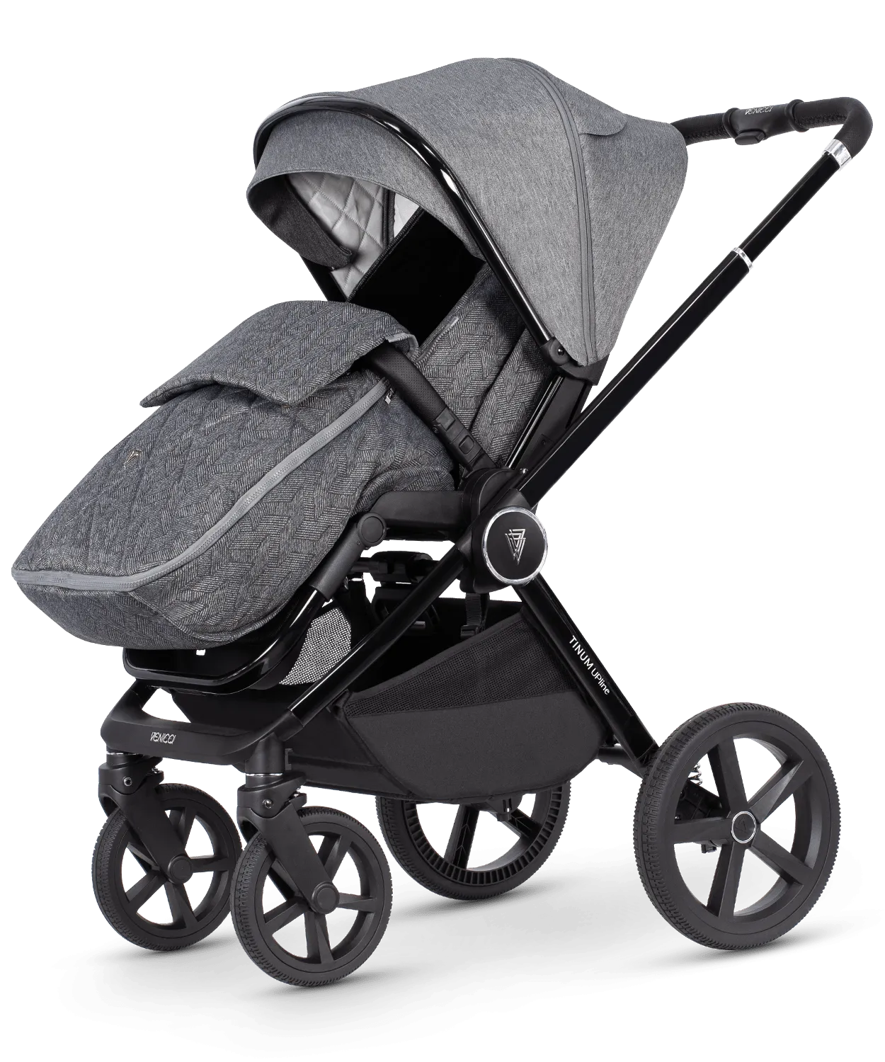 Venicci 3 in 1 Tinum UPLINE Pebble 360 PRO Travel System - Slate Grey