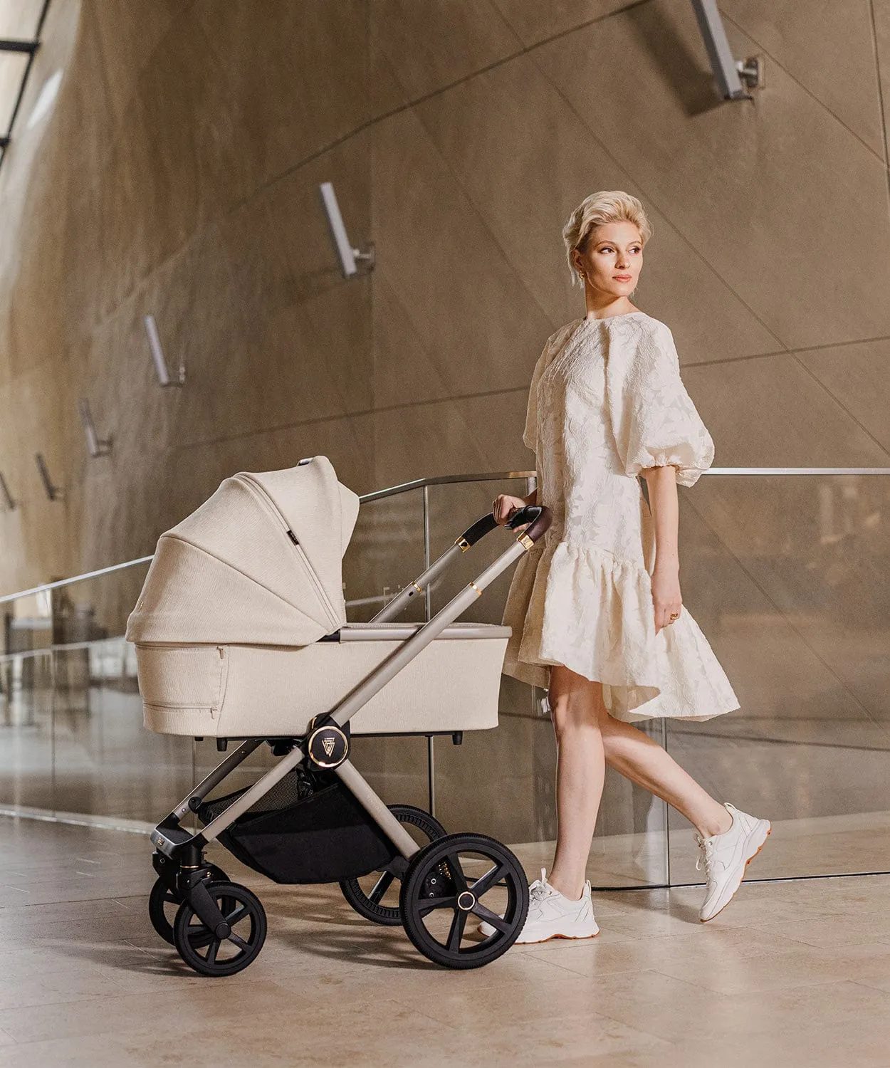 Venicci 4 in 1 Tinum UPLINE Pram - Stone Beige