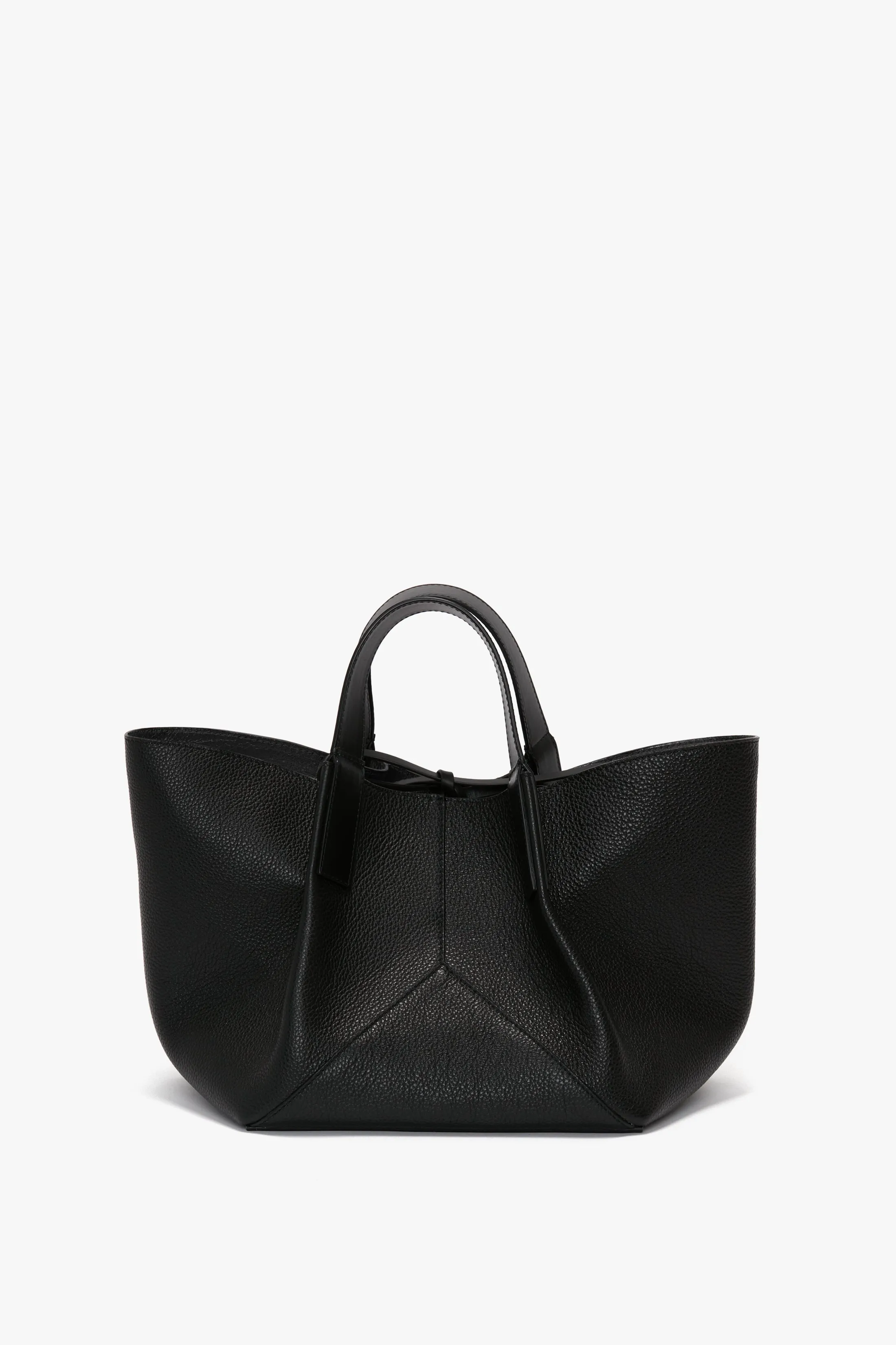 W11 Mini Tote Bag In Black Leather