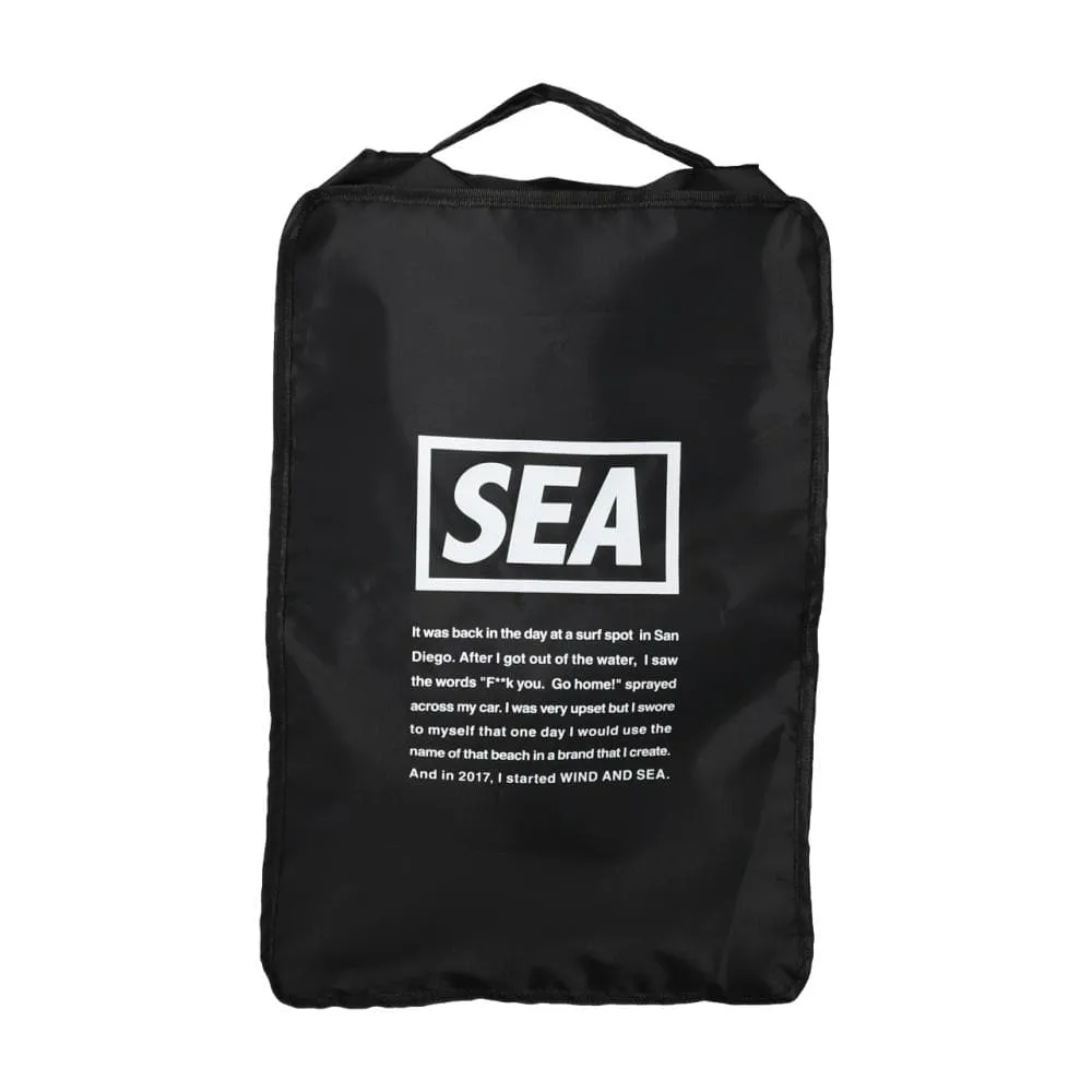 WIND AND SEA WDS TRAVEL POUCH LARGE-BLACK