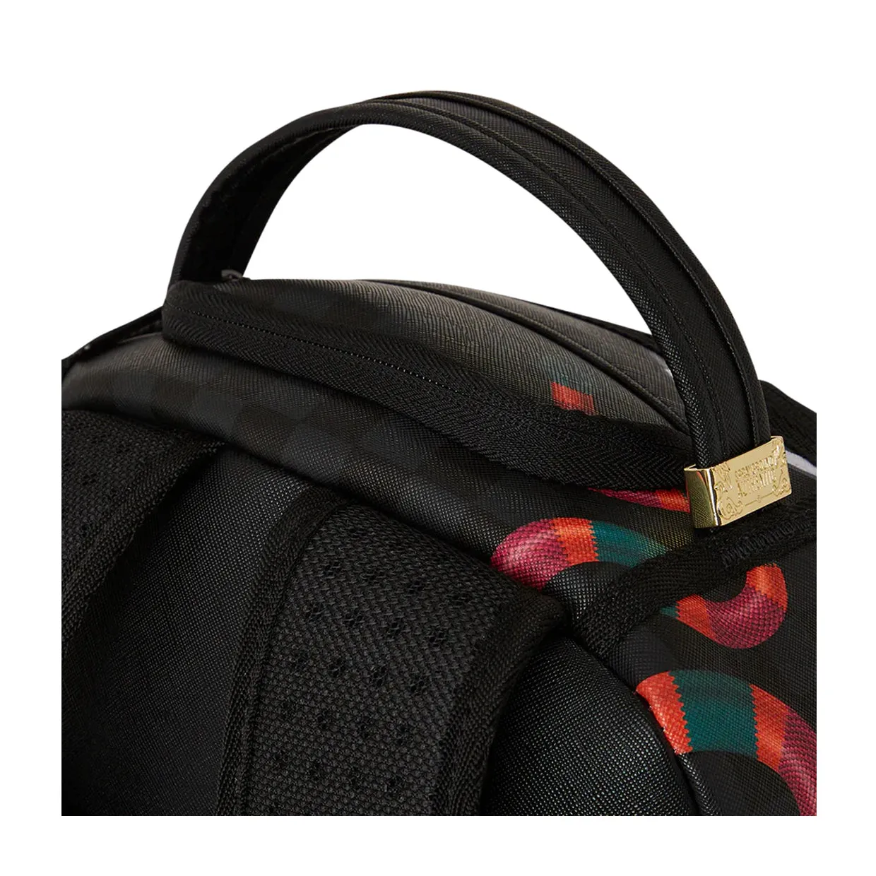 Zaino Sprayground Snakes On A Bag Nero Multicolor