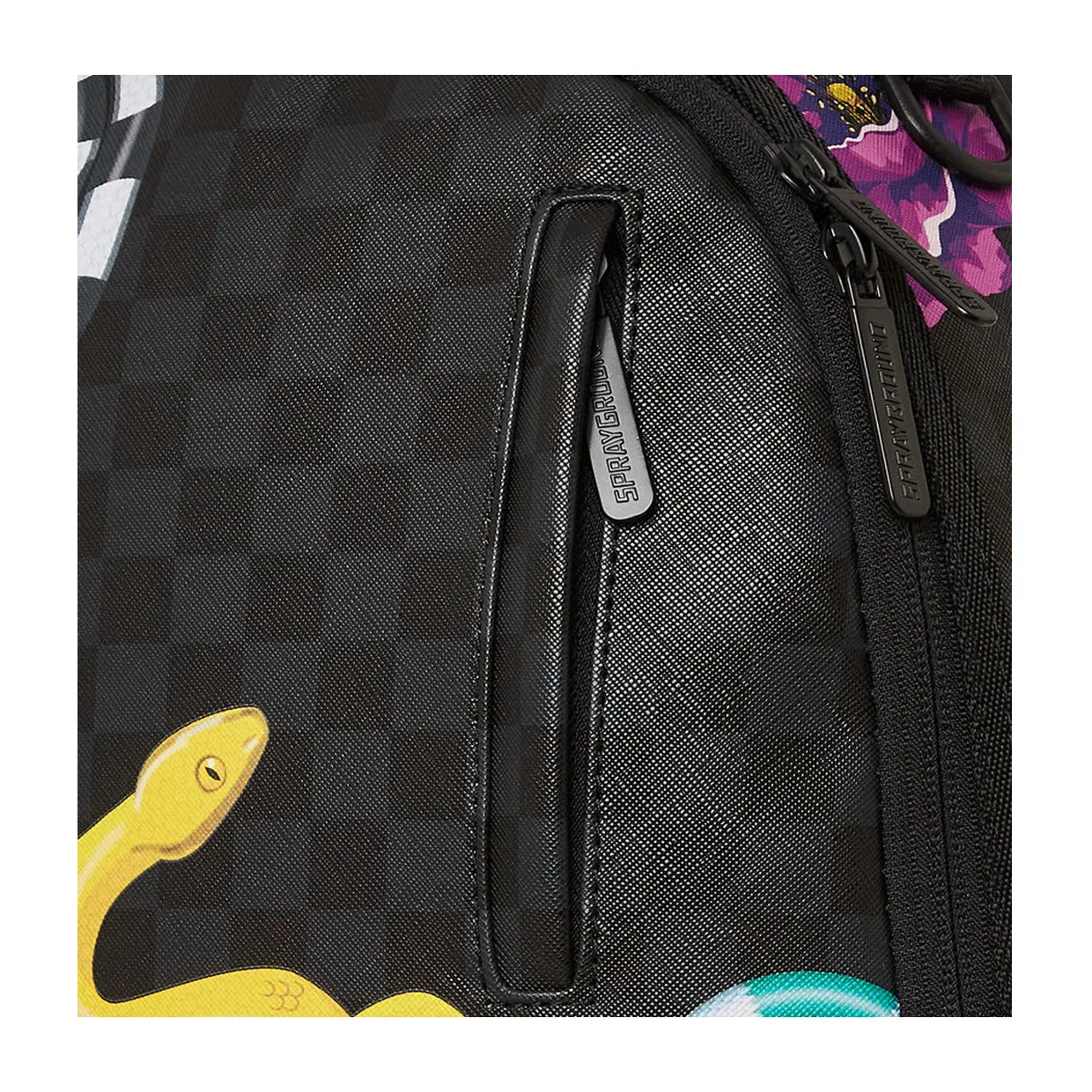 Zaino Sprayground Snakes On A Bag Nero Multicolor